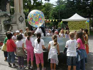 animazione bambini in piazza