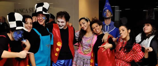 gruppo di animatori eventi